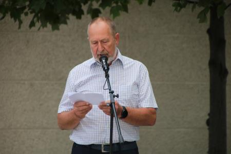 predsednik ZB NOB Kamnik Igor Kanižar